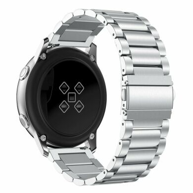 Ремешок Deexe Stainless Steel для Samsung Watch Active - Silver