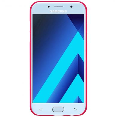 Пластиковий чохол NIILKIN Frosted Shield для Samsung Galaxy A3 2017 (A320) + плівка, Червоний