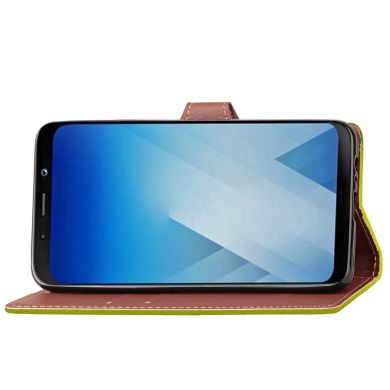 Чехол-книжка UniCase Leaf Buckle для Samsung Galaxy A8 2018 (A530) - Green