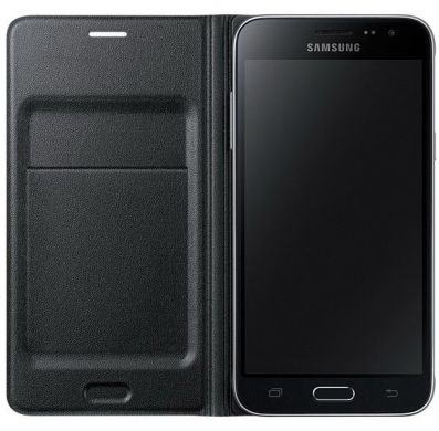 Чехол Flip Wallet для Samsung Galaxy J3 2016 (J320) EF-WJ320P - Black