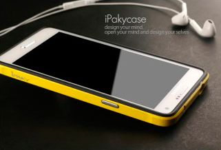 Накладка IPAKY Hybrid Cover для Samsung Galaxy Note 4 (N910) - Yellow