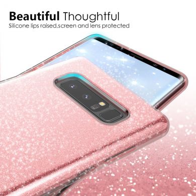 Силиконовый (TPU) чехол UniCase Glitter Cover для Samsung Galaxy Note 8 (N950) - Pink