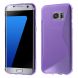 Силиконовая накладка Deexe S Line для Samsung Galaxy S7 edge (G935) - Violet. Фото 1 из 5