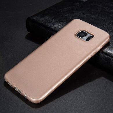 Силиконовый чехол X-LEVEL Matte для Samsung Galaxy S7 edge (G935) - Gold