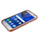 Кожаный чехол-бампер iCarer Glossy Cover для Samsung Galaxy S7 - Brown. Фото 7 из 10