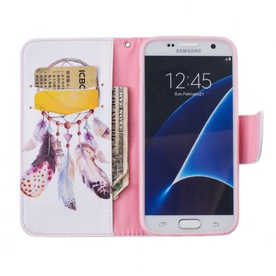 Чехол-книжка Deexe Color Wallet для Samsung Galaxy S7 (G930) - Dream Catcher