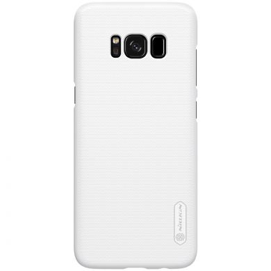 Пластиковый чехол NILLKIN Frosted Shield для Samsung Galaxy S8 Plus (G955) + пленка - White