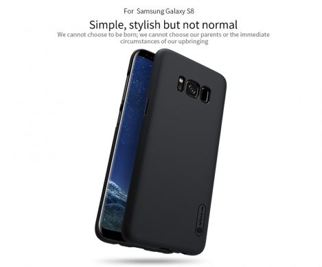 Пластиковый чехол NILLKIN Frosted Shield для Samsung Galaxy S8 (G950) - Black