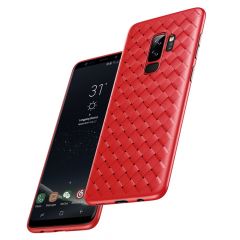 Силиконовый чехол BASEUS Woven Texture для Samsung Galaxy S9 (G960) - Red