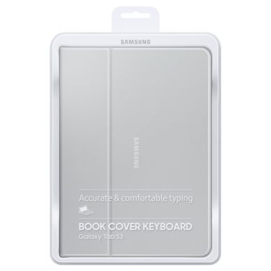 Чохол-клавіатура Keyboard Cover для Samsung Galaxy Tab S3 9.7 (T820/825) EJ-FT820BSRGRU - Silver