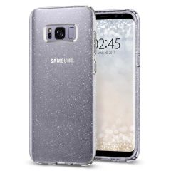 Силіконовий чохол SGP Liquid Crystal Glitter для Samsung Galaxy S8 Plus (G955) - Crystal Quartz
