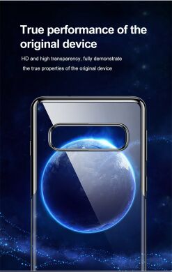 Силиконовый (TPU) чехол BASEUS Shining Series для Samsung Galaxy S10 Plus (G975) - Black