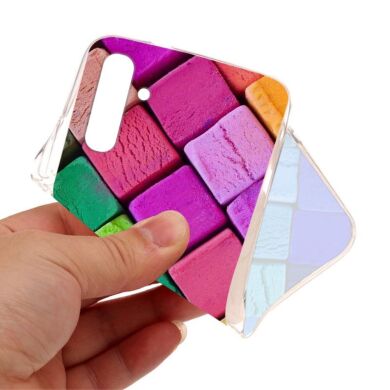 Силиконовый (TPU) чехол Deexe Life Style для Samsung Galaxy A04s (A047) / A13 5G (A136) - Colorful Block