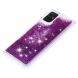 Силиконовый (TPU) чехол Deexe Liquid Glitter для Samsung Galaxy A51 (А515) - Purple. Фото 4 из 7