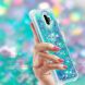 Силиконовый (TPU) чехол Deexe Liquid Glitter для Samsung Galaxy J6+ (J610) - Green. Фото 2 из 7