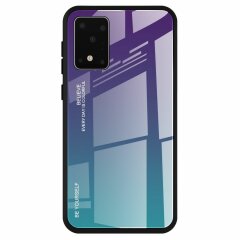 Защитный чехол Deexe Gradient Color для Samsung Galaxy S20 Ultra (G988) - Purple / Blue