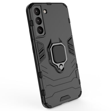 Защитный чехол Deexe Hybrid Case для Samsung Galaxy S22 Plus - Black