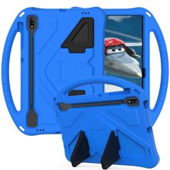 Захисний чохол Deexe KickStand Cover для Samsung Galaxy Tab S7 FE / S7 Plus / S8 Plus (T730/736/800/806/970/975) - Blue