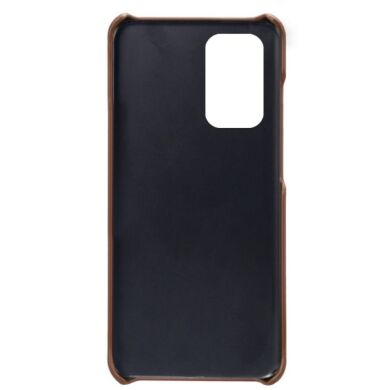 Защитный чехол Deexe Leather Back Cover для Samsung Galaxy A53 (А536) - Brown