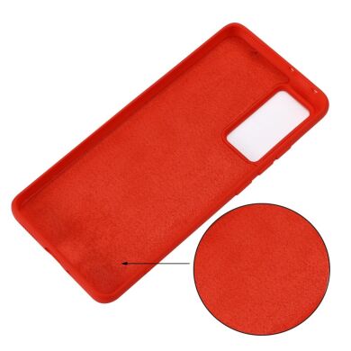 Защитный чехол Deexe Silicone Case для Samsung Galaxy A73 (A736) - Red