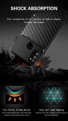 Защитный чехол Deexe Thunder Series для Samsung Galaxy M30s (M307) / Galaxy M21 (M215) - Black