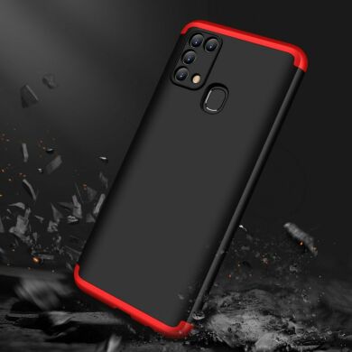 Защитный чехол GKK Double Dip Case для Samsung Galaxy M31 (M315) - Black / Red
