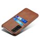 Защитный чехол KSQ Pocket Case для Samsung Galaxy S21 FE (G990) - Brown. Фото 3 из 6