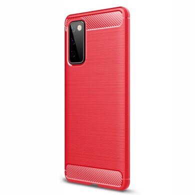 Защитный чехол UniCase Carbon для Samsung Galaxy S20 FE (G780) - Red