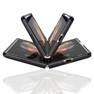 Защитный чехол UniCase Cloth Texture для Samsung Galaxy Fold 3 - Black