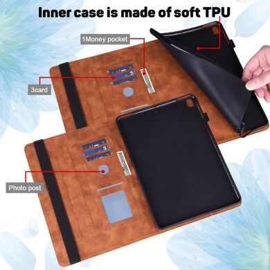 Защитный чехол UniCase Flower для Samsung Galaxy Tab S6 lite / S6 Lite (2022/2024) - Brown
