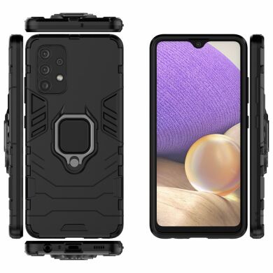 Защитный чехол Deexe Hybrid Case для Samsung Galaxy A32 (А325) - Black