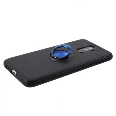 Защитный чехол UniCase Magnetic Ring для Samsung Galaxy J8 2018 (J810) - Black / Blue