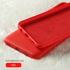 Захисний чохол X-LEVEL Delicate Silicone для Samsung Galaxy A50 (A505) - Red