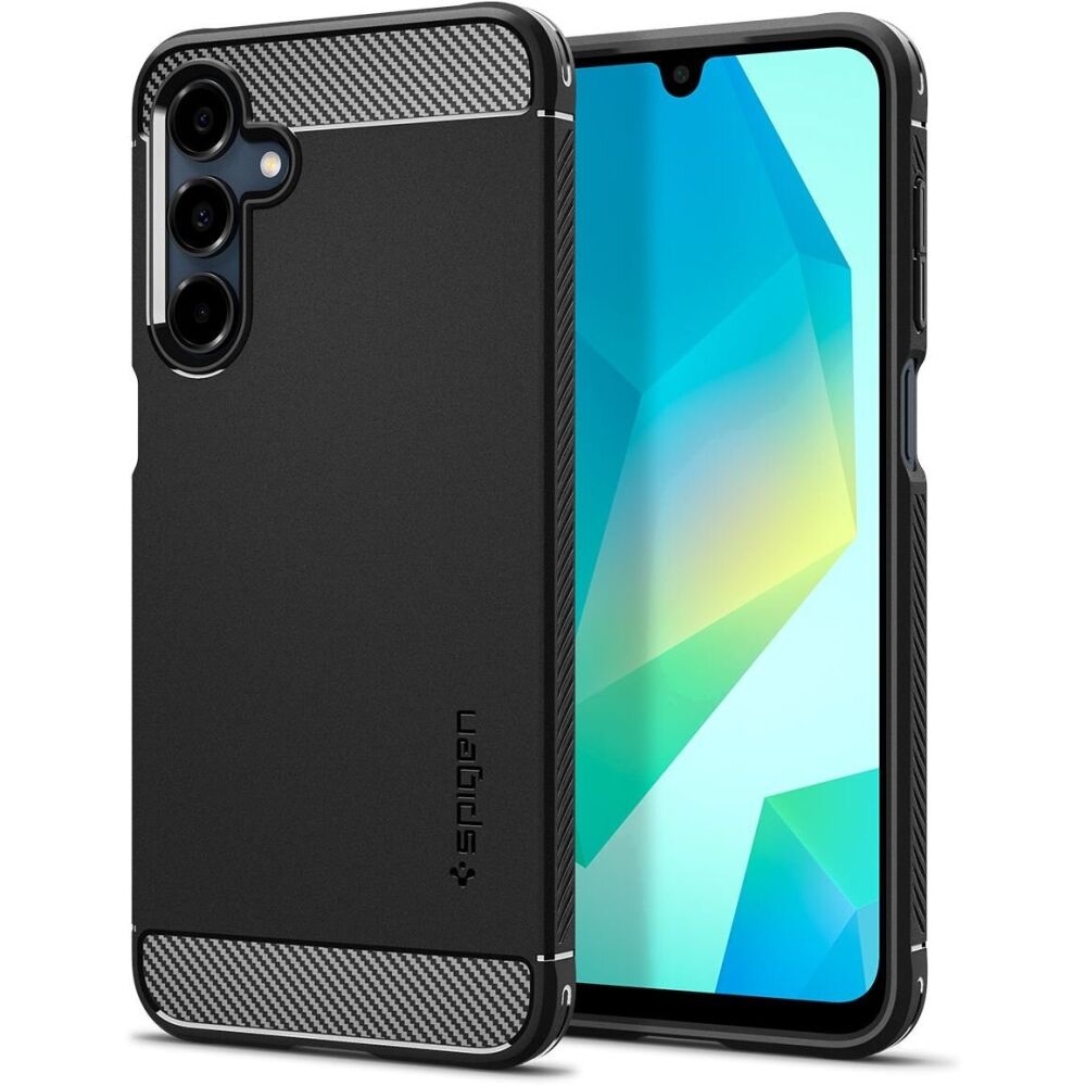 Захисний чохол Spigen (SGP) Rugged Armor для Samsung Galaxy A16 (A165)  ACS08891 Black
