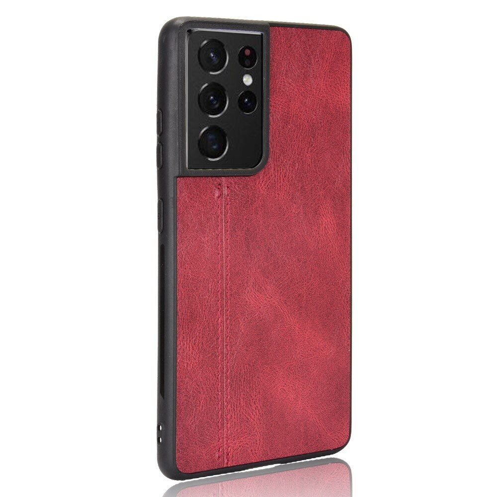 ᐉ Защитный чехол Unicase Leather Series для Samsung Galaxy S21 Ultra Red 229023r купить 3407