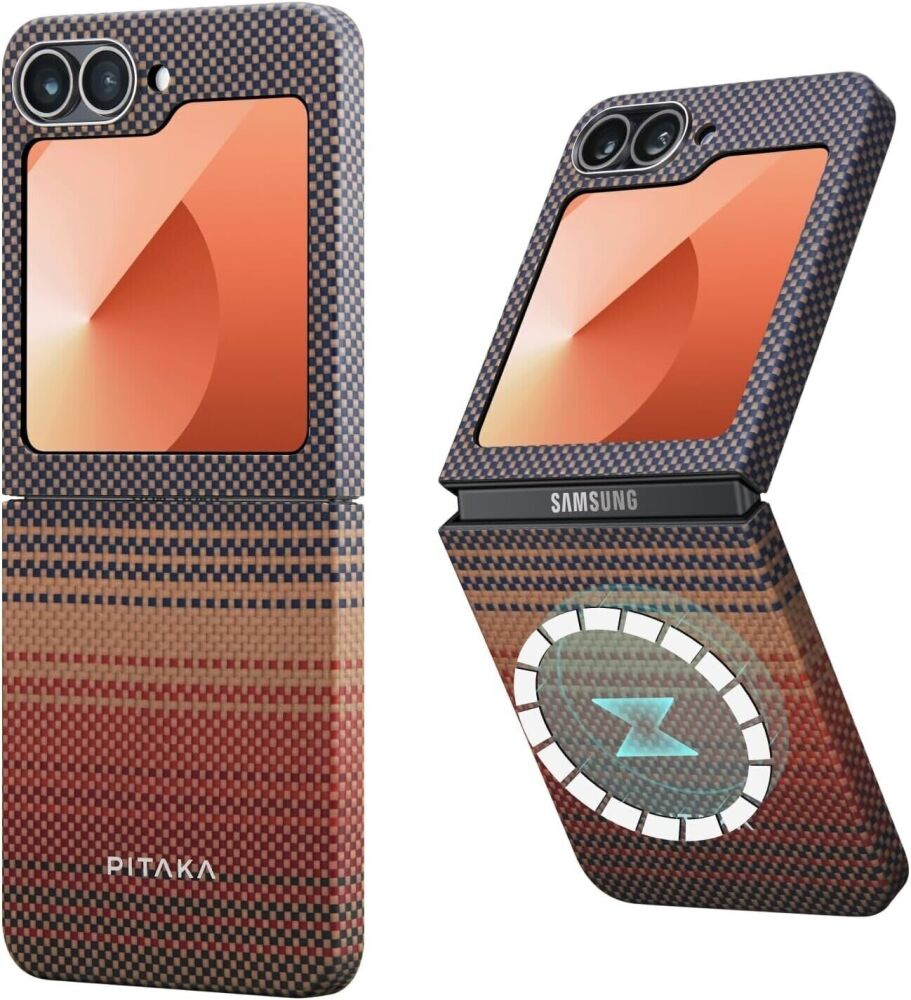Чехол Pitaka MagEZ Case 5 (FF) для Samsung Galaxy Flip 6 FSFLIP6 - Sunset Чехол Pitaka MagEZ Case 5 (FF) для Samsung Galaxy Flip 6 FSFLIP6 - Sunset