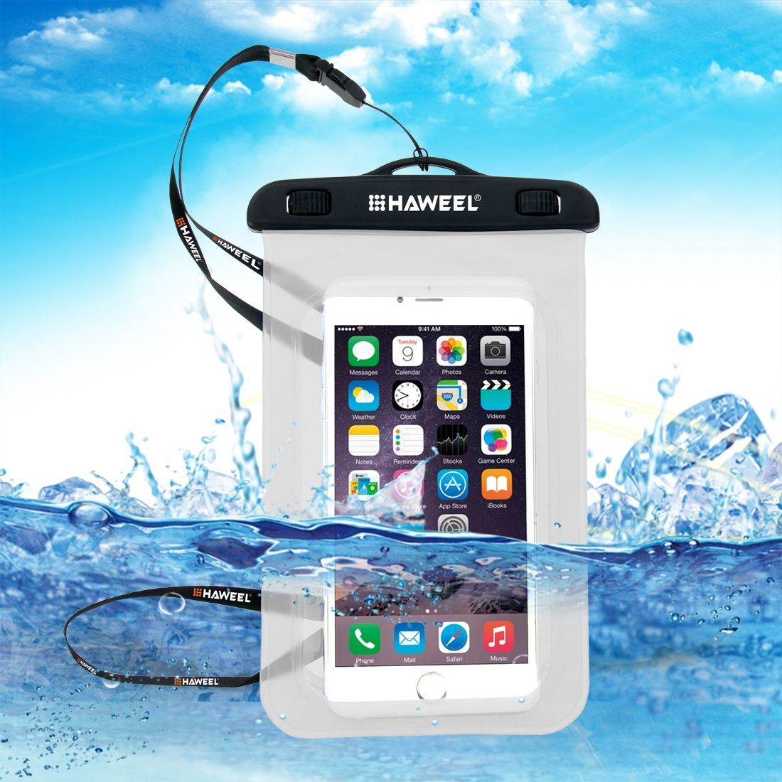 ᐉ Влагозащитный чехол HAWEEL Waterproof для смартфонов - Transparent ...