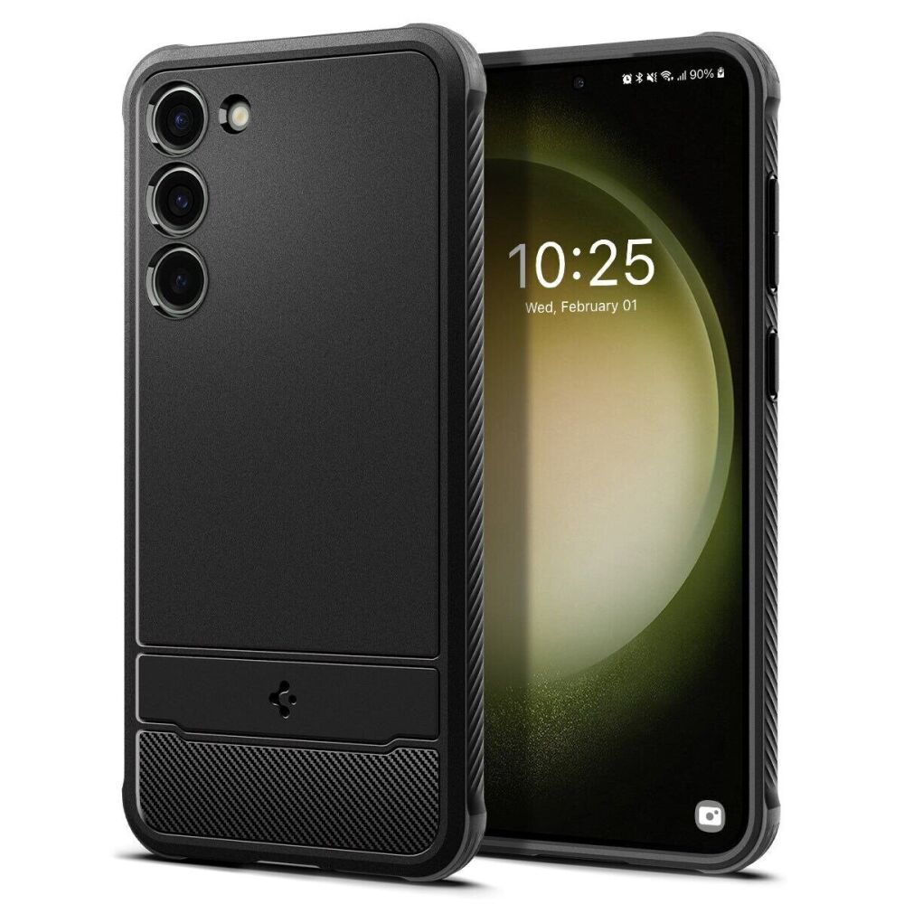 Захисний чохол Spigen (SGP) Rugged Armor для Samsung Galaxy S23 (S911)  Matte Black