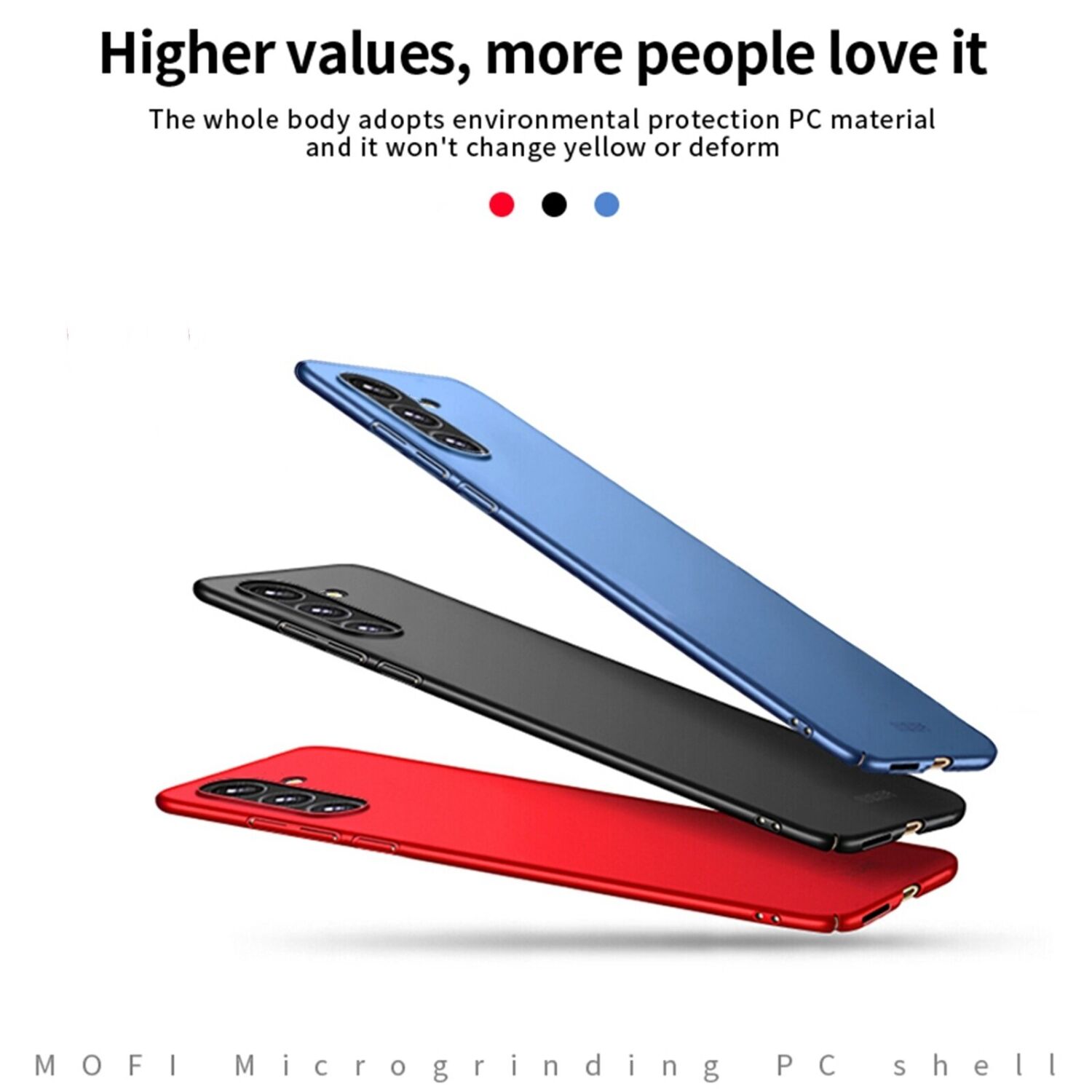 Пластиковый чехол MOFI Slim Shield для Samsung Galaxy A57 (A576) - Blue: Фото 2