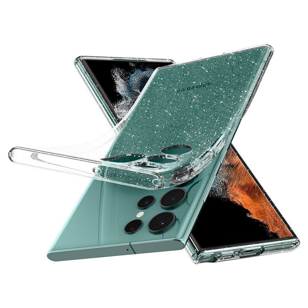 Spigen Coque Liquid Crystal pour Samsung Galaxy S24 Ultra - Glitter Crystal  Quartz