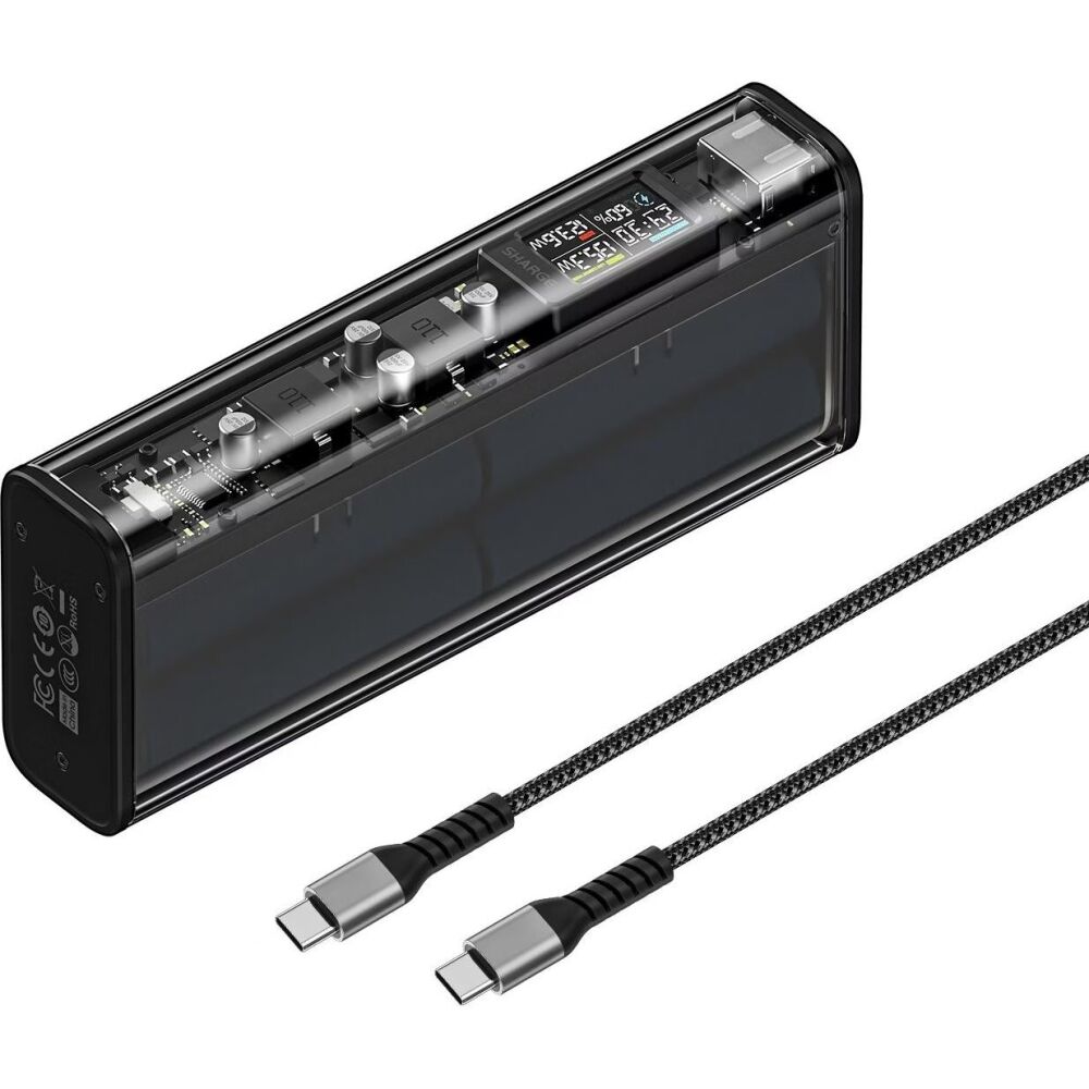 ᐉ Внешний аккумулятор Sharge Shargeek 140 140W (20000mAh) - Black ᐉ Внешний аккумулятор Sharge Shargeek 140 140W (20000mAh) - Black