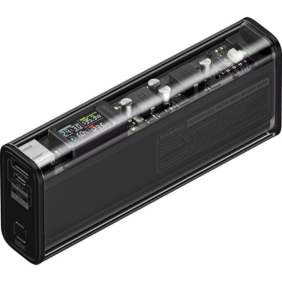 ᐉ Внешний аккумулятор Sharge Shargeek 140 140W (20000mAh) - Black