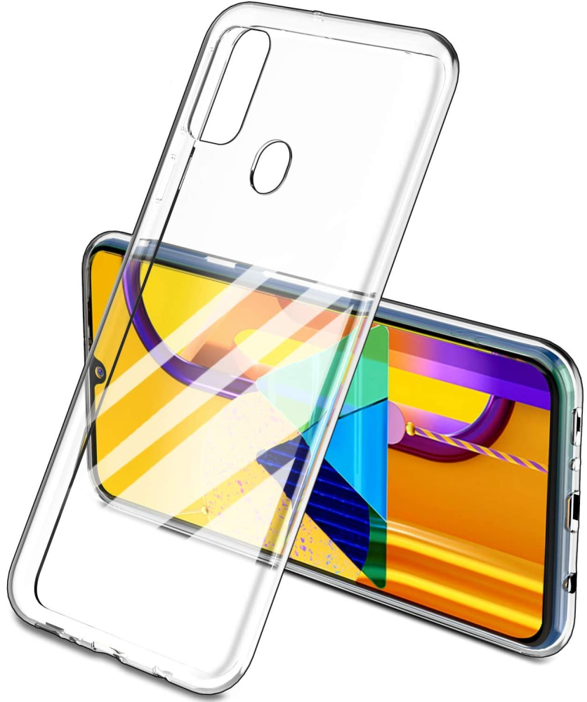 Силиконовый (TPU) чехол Deexe UltraThin для Samsung Galaxy M30s (M307) /  Galaxy M21 (M215) - Transparent