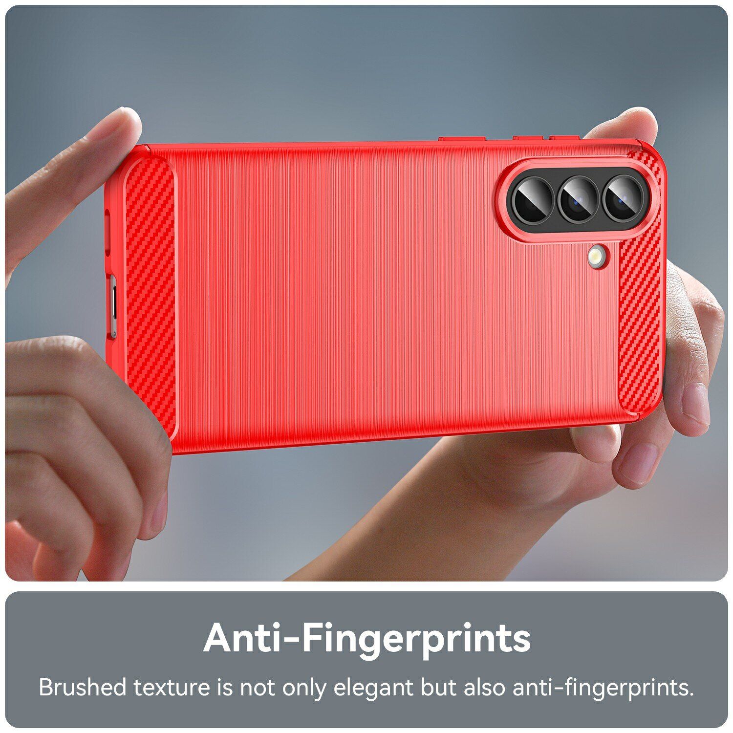 Захисний чохол UniCase Carbon для Samsung Galaxy A57 (A576) - Black: Фото 3