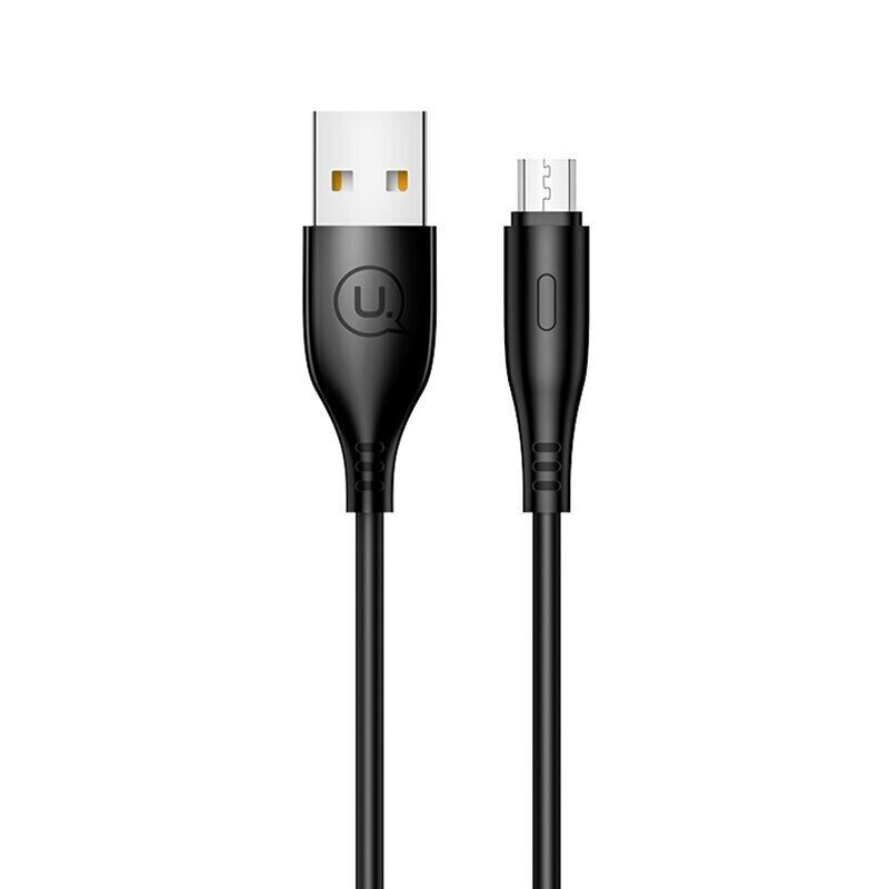 ᐉ Кабель USAMS US-SJ268 U18 Round MicroUSB (1m) - Black (895860B