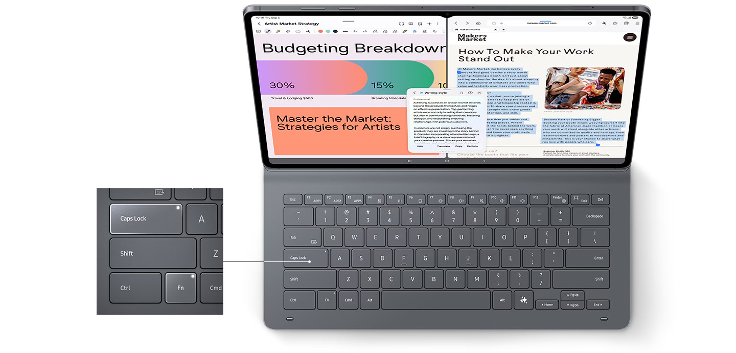 Больше производительности с клавишей AI и режимом DeX