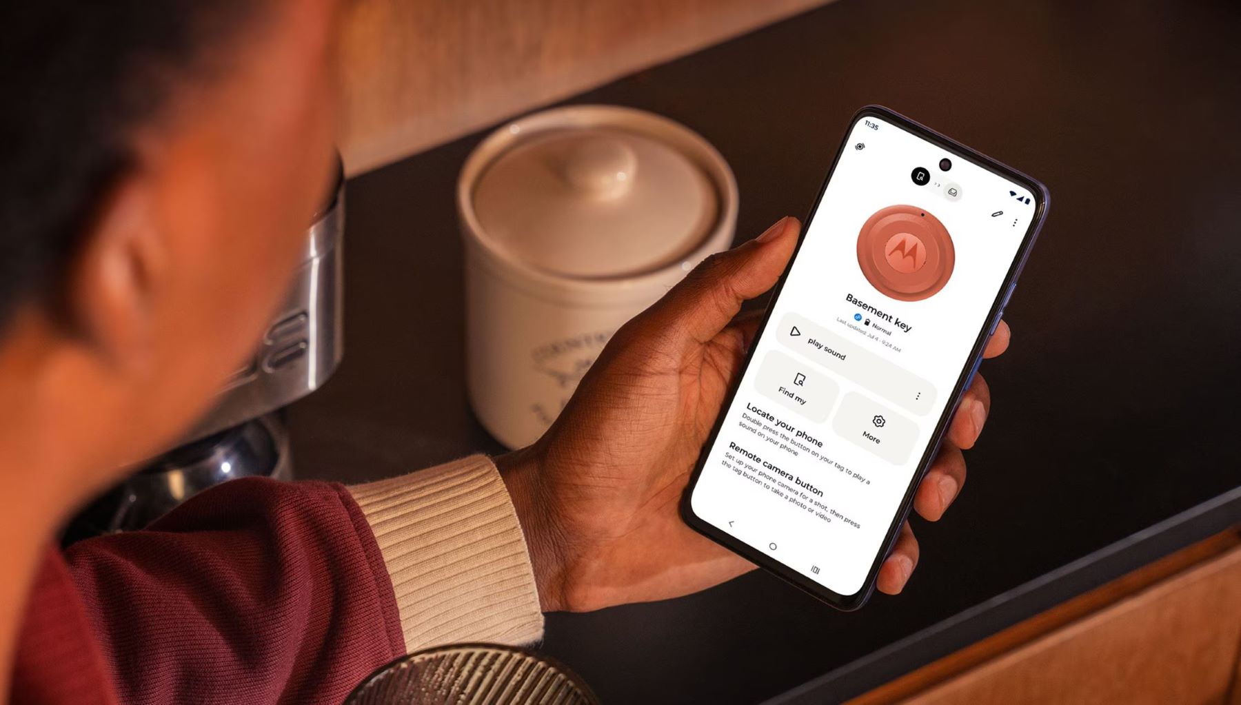 Поиск через сеть Google Find Hub