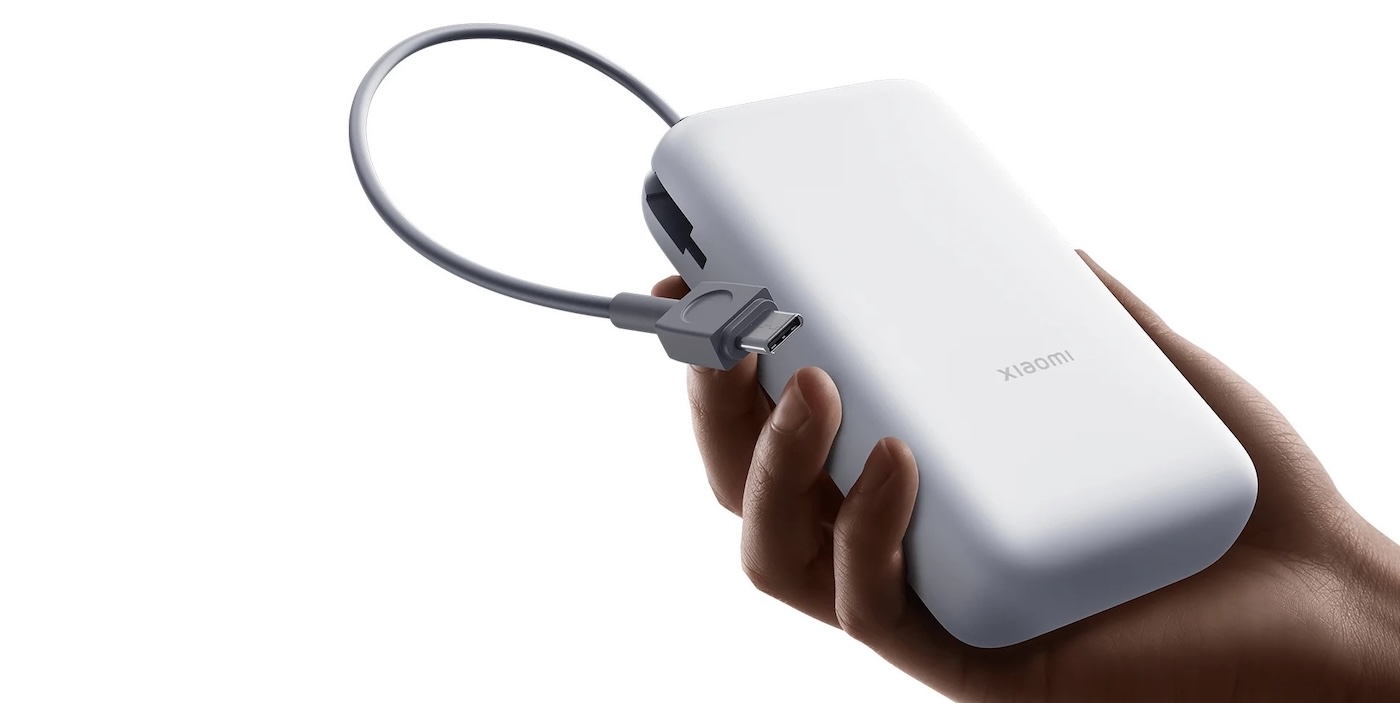 Кабель USB-C встроен в корпус