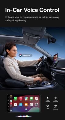Беспроводной автомобильный адаптер Baseus PrimeTrip (Wireless Apple CarPlay) C10745100813-00 - Grey