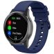 Ремінець Deexe Soft Silicone для годинників з шириною кріплення 18 мм - Navy Blue